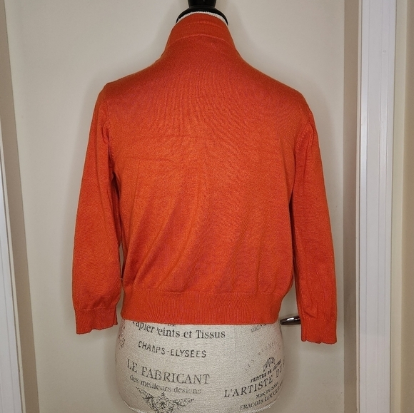Burnt orange bolero sweater - Picture 4 of 12